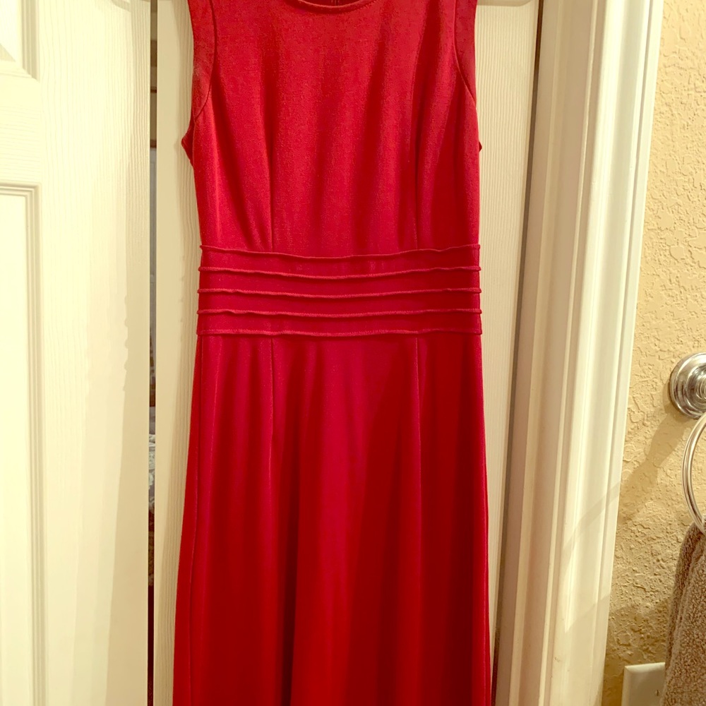 Brick red dress